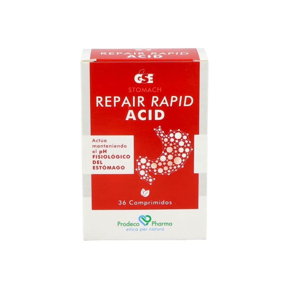 GSE Repair Rapid Acid 36 comprimidos